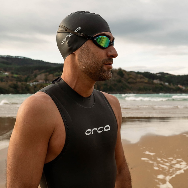 2026 Orca Mens Vitalis Light Open Water Swim Sleeveless Wetsuit NN2L0501 - Black